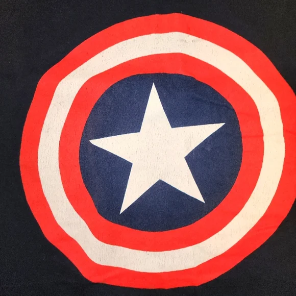 Disney Marvel Captain America Vintage Sheild T Shirt men's XL - Picture 2 of 3